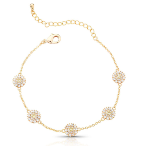 Pulseira Dourada Pave Lux – Ref. PUL-679