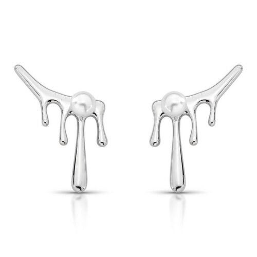 Brinco Escultural com Pérola