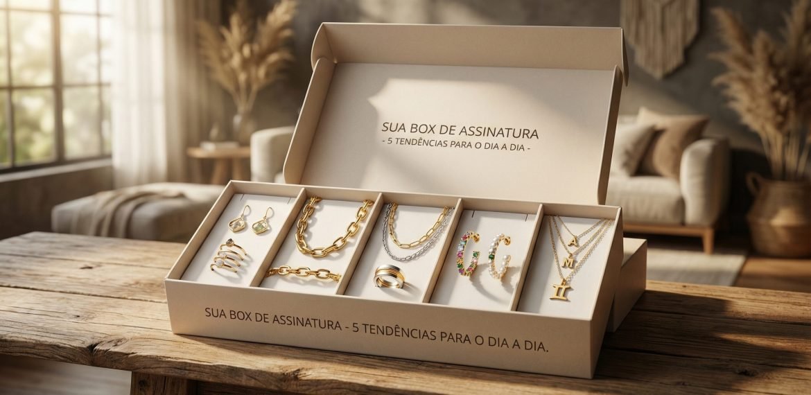 5 Tendências de Semi Joias para o Dia a Dia na sua Box de Assinatura