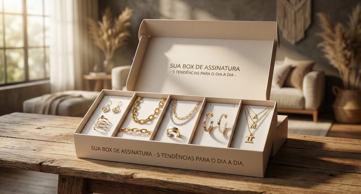 5 Tendências de Semi Joias para o Dia a Dia na sua Box de Assinatura