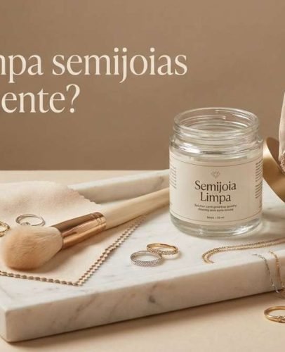 High-end editorial photography for: O que limpa semijoias corretamente? Do prático ao ritual de renovação